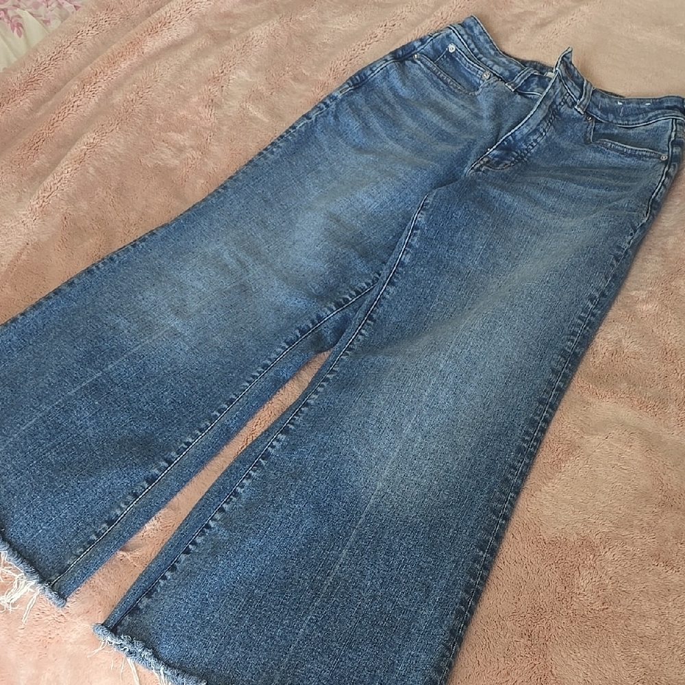 Madewell Blue Flare & Wide Leg Jeans